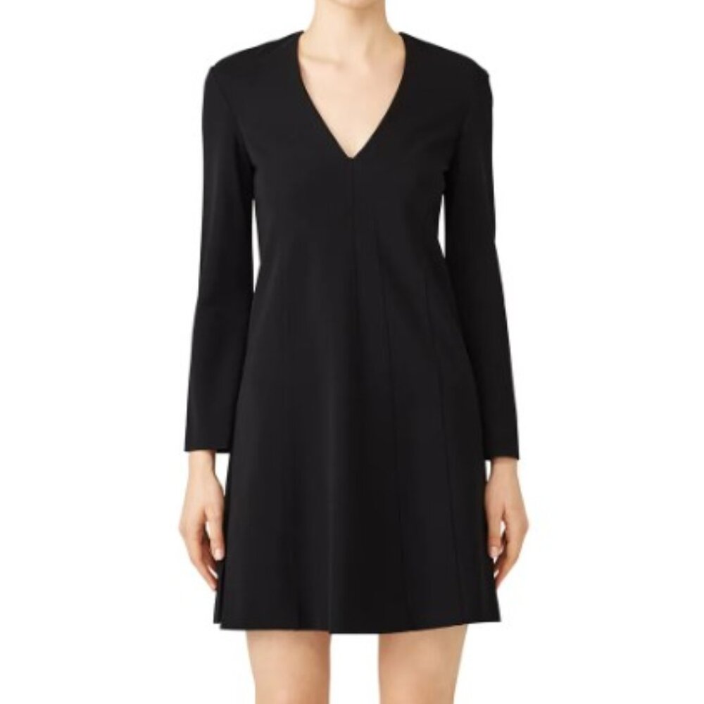 Derek Lam Long Sleeve V-Neck Mini Dress - Sz. 0